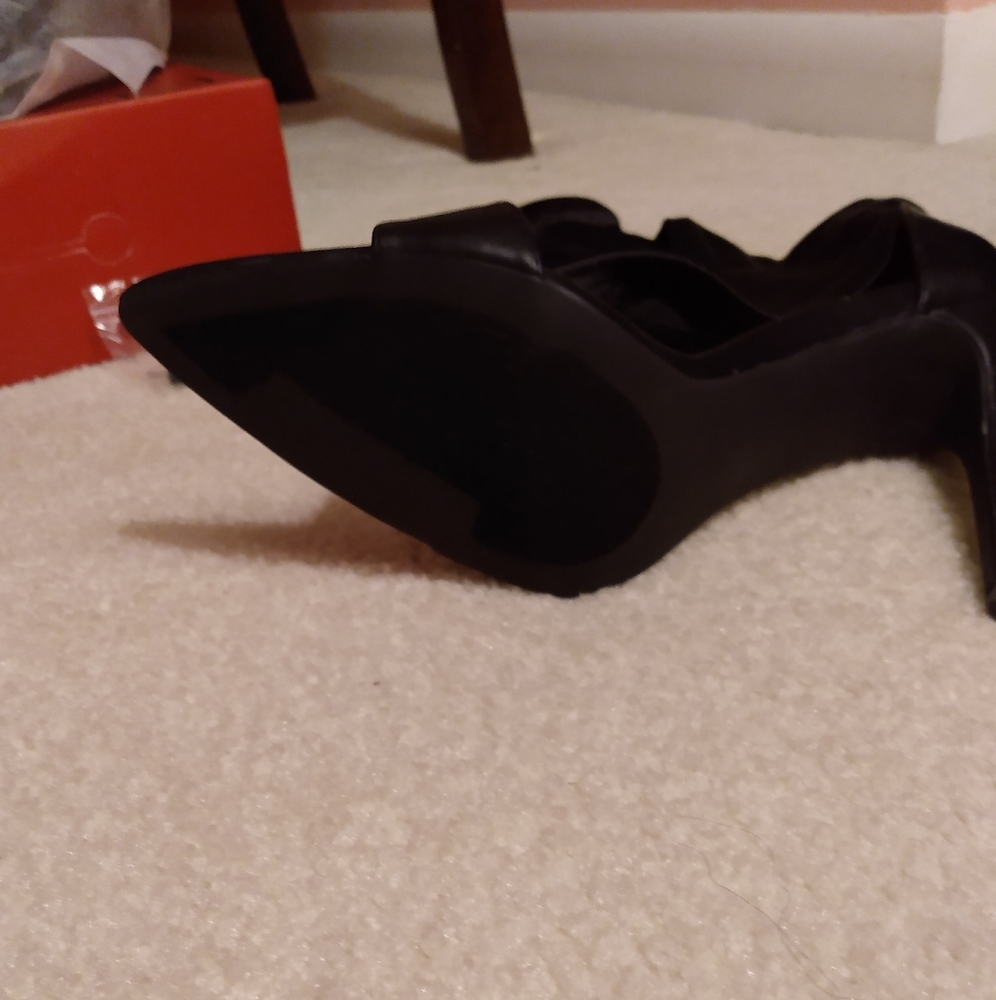SOLD - Over the knee Polyester Geometric Heel 8.5 - Picture 6 of 8